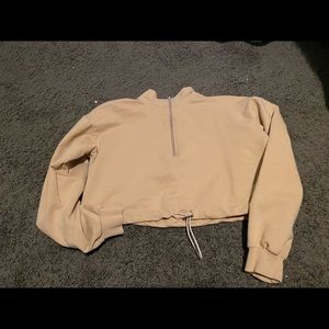 Crop Crew Neck Sweatshirt